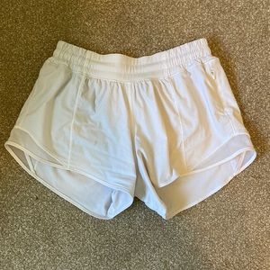 white hotty hot shorts